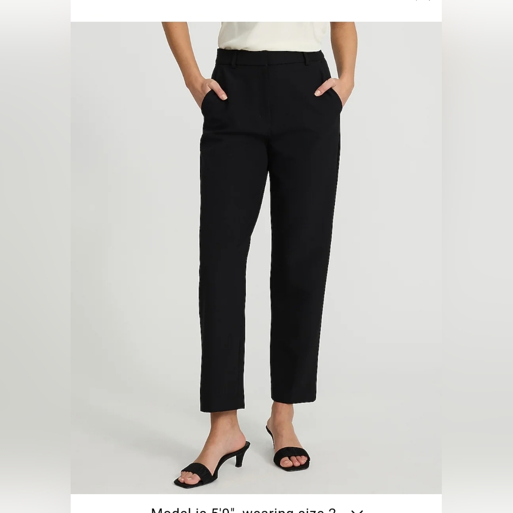 Express Editor Super High Rise Ankle Straight